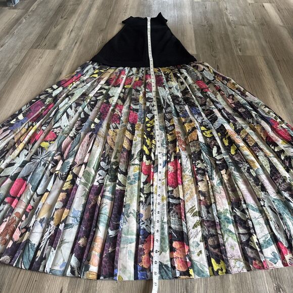 Ted Baker Corino Mockable Pleated Dress in Black Size 4 (US Size 10). MSRP $398 - Picture 8 of 12